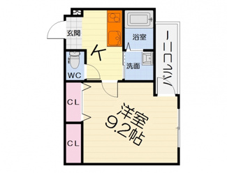 【間取り】 | フジパレス諏訪ノ森Ⅰ番館