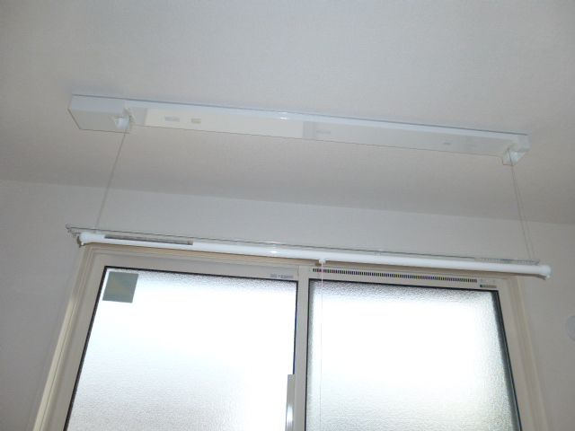 倉敷市水江のアパートの設備|室内物干し