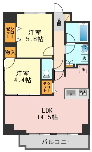 クオーレプロバンス篠崎の間取り