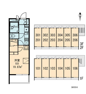 【区画図】 | シェモアⅢ