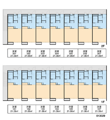 【区画図】 | レオパレスビクトリーⅡ | 画像3