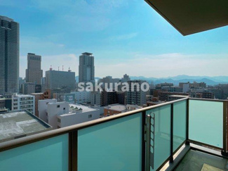 【展望】 | プレミスト札幌ステーションアクシスアクアサイド | 【リビング側】