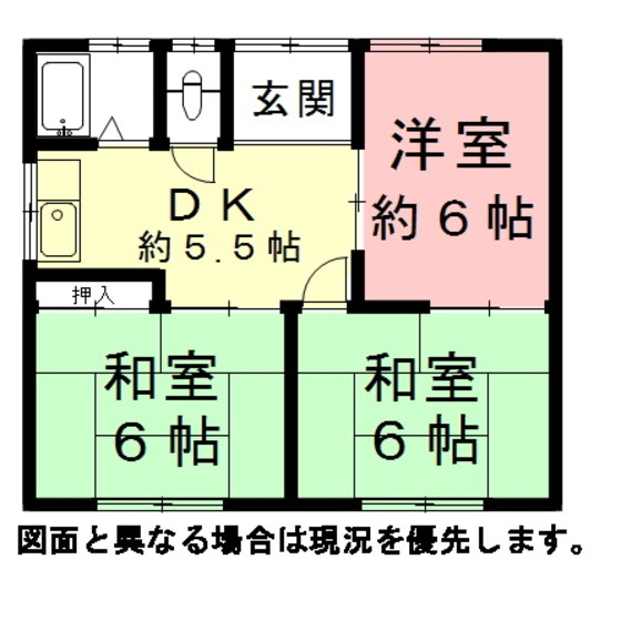 岐阜市祈年町７丁目の一戸建ての間取り