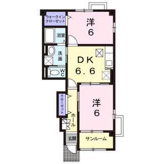 【間取り】 | カーサ　クラールＡ