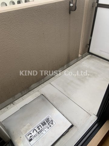 ラナップスクエア同心のバルコニー|お洗濯にも便利なバルコニー付き