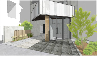 【外観パース】 | MYRIA　RESIDENCE　Shinjuku　GyoenⅡ