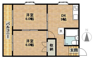 【間取り】 | サンライフ橘