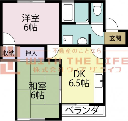 タプロコート弐番館【キャッシュバック対象物件】の間取り