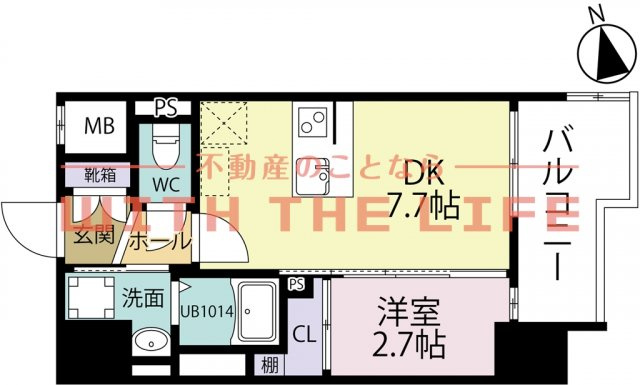 RESIDENCE（レジデンス）花畑【10,000円キャッシュバック対象物件】の間取り