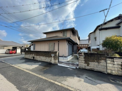 【前面道路含む現地写真】 | 山直北小・パナホーム施工・平成13年建築・土地53坪・岸和田市三田町 | 前面道路含む現地写真です