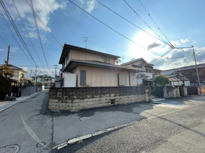 【前面道路含む現地写真】 | 山直北小・パナホーム施工・平成13年建築・土地53坪・岸和田市三田町 | 前面道路含む現地写真です