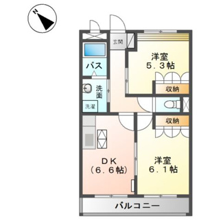 【間取り】 | サザンコート２６