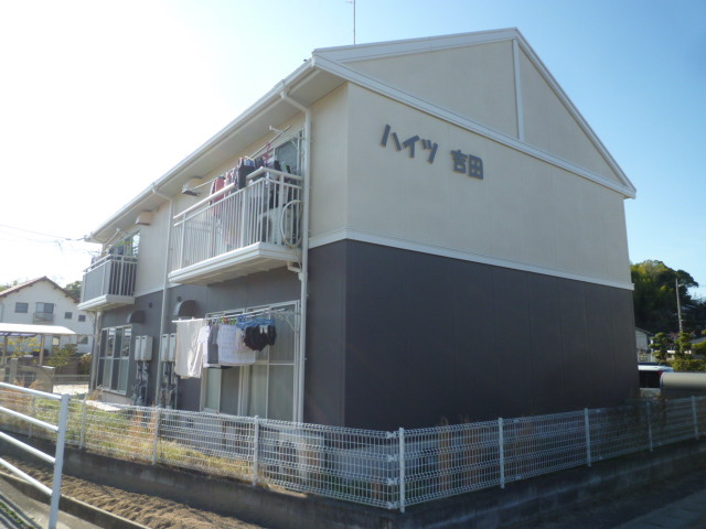 倉敷市中庄のアパートの外観