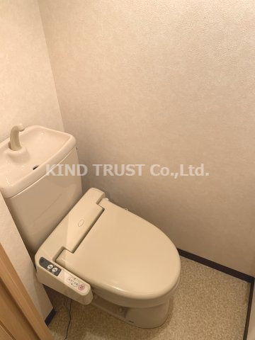 ラナップスクエア天満プライムのトイレ|ゆったりとした空間のトイレです