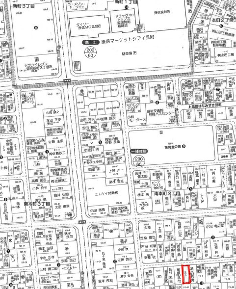 見附市南本町２丁目　売土地の地図|位置図