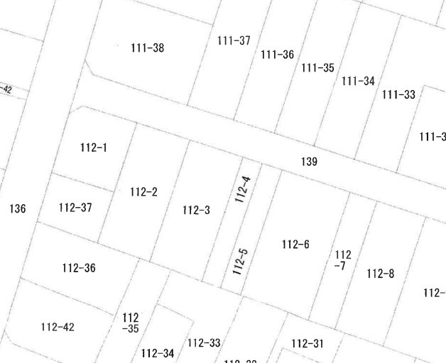 見附市南本町２丁目　売土地の土地図|公図