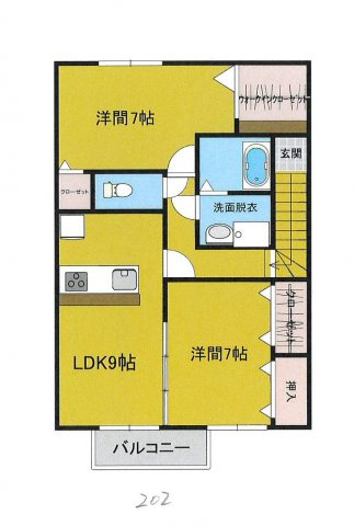 【間取り】 | アーバンスイートA棟（家賃半額補助対象）ペット可物件