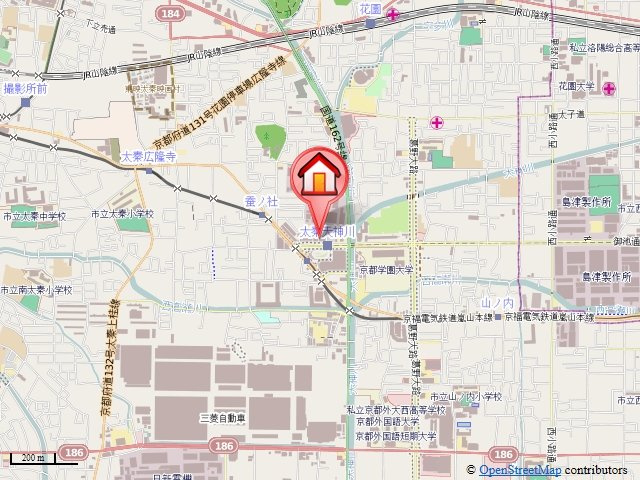 コリドール天神川の地図