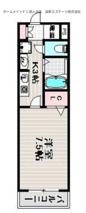 アンシャンテ深井の間取り