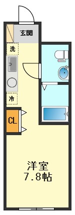 ラングタール篠崎の間取り