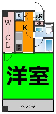 仲介手数料0円！！エルブ浄心の間取り