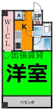 仲介手数料0円！！エルブ浄心の間取り