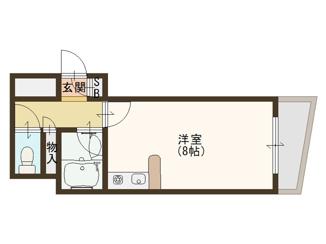 【間取り】 | シャトレーヌ北島
