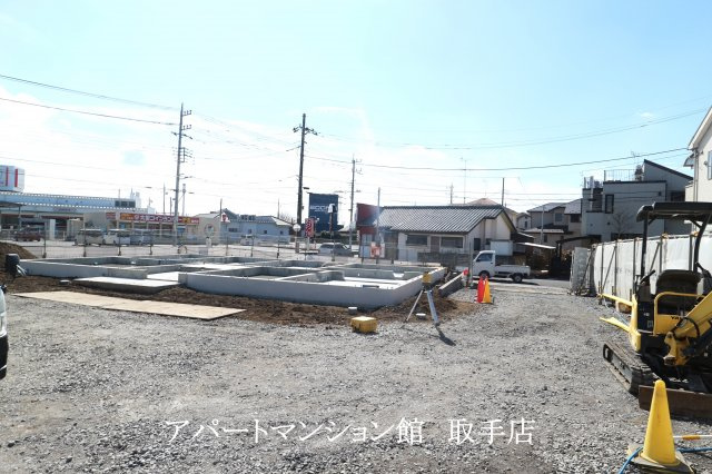 （仮称）取手市藤代新築D-roomの駐車場