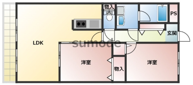 【間取り】 | リュイール千里