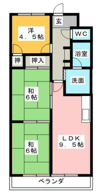 石照マンション花池の間取り