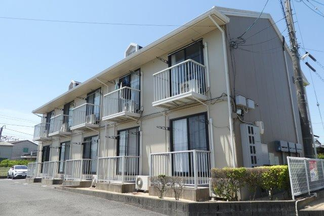倉敷市中庄のアパートの外観