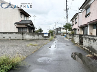 【前面道路含む現地写真】 | 高松市高松町　売り土地 | 前面道路♪
