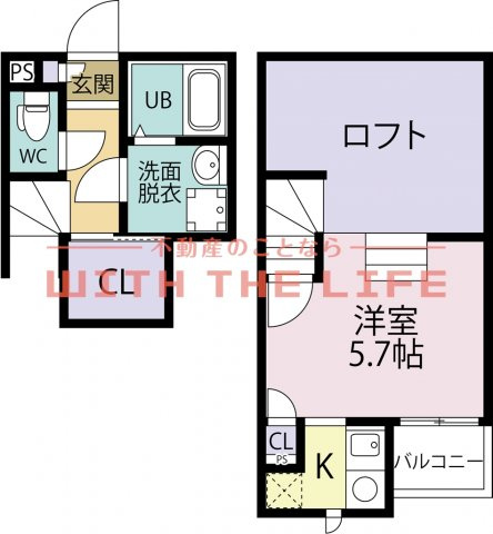 ADCプレミール荘島【キャンペーン対象物件】の間取り
