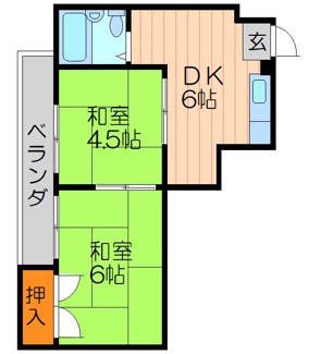【間取り】 | 秀和第2ハイツ