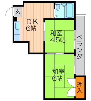 【間取り】 | 秀和第2ハイツ