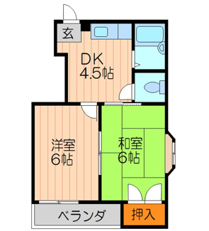 【間取り】 | 秀和第2ハイツ
