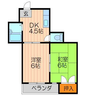 【間取り】 | 秀和第2ハイツ