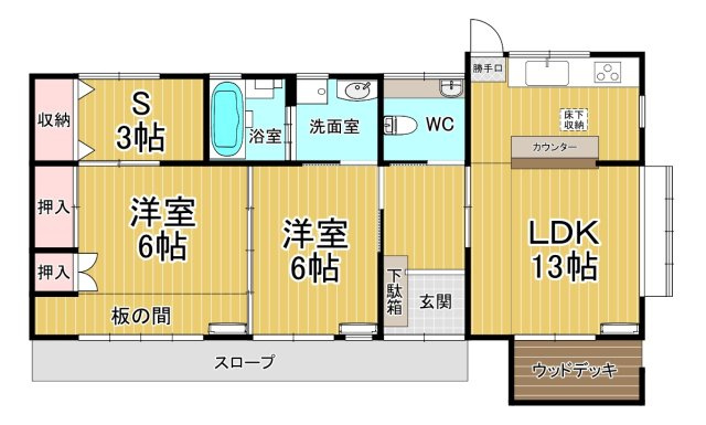 【間取り】 | ラフォーレ・ベリー | ファミリーさん向けの広々なお部屋です♪