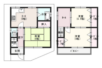 【間取り】 | 尼崎市大庄西町３丁目中古戸建 | こじんまりとした３DKの間取りです♪お二人様からファミリー様にもおすすめです(^^)
