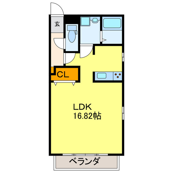 【間取り】 | VISAGE笠原Ⅰ
