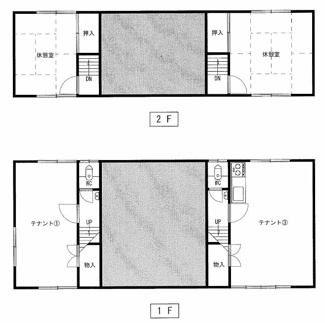 【間取り】 | 鳥取市浜坂４丁目店舗