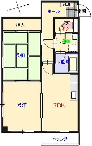 コーポみきの間取り|203,303間取り