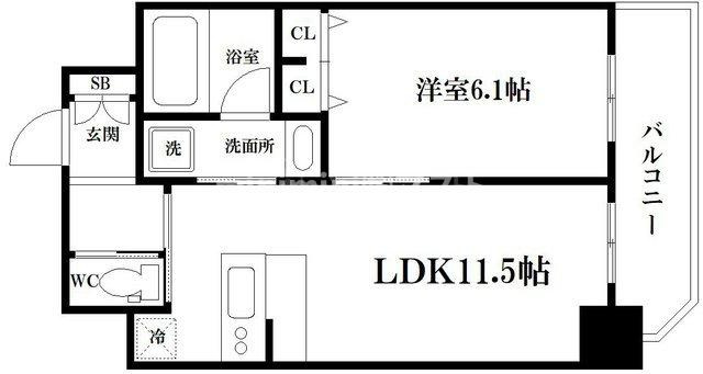 スプランディッド安土町の間取り