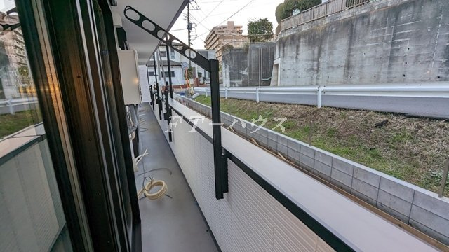クオーレ田喜野井のバルコニー