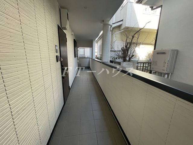 クオーレ田喜野井のバルコニー