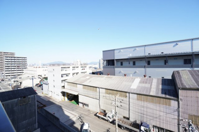 【展望】 | ファミール江波公園ツインズ弐番館（リノベ済） | 現地（2023年2月28日15：00頃）撮影