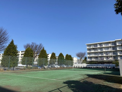 【その他共用部分】 | サンコーポ中台3号棟 | 近くにテニスコートがあるので、運動ができます♪