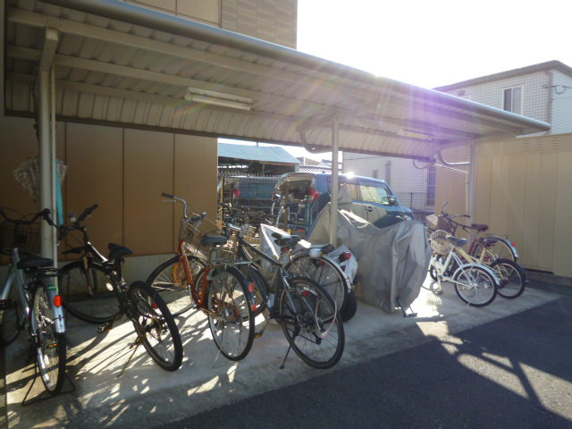 倉敷市羽島の賃貸マンションのその他共用部分|駐輪場