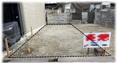 【外観】 | 高野泉町 売土地  【建築条件なし・更地】