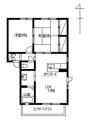 【間取り】 | ハイネスA